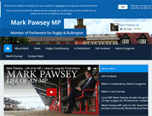 Tablet Screenshot of markpawsey.org.uk